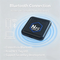 Lecteur/Graveur de Cartes Intelligentes USB RFID NFC 13,56 MHz, Encodeur Émetteur ABS pour Lecture de 3-5 cm, Idéal pour Hôtels