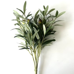 Ramas de Olivo Artificiales MIDO de 30cm-100cm, Ramo de Hojas de Tela, Decoración para el Hogar - Product Image 1