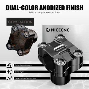 NICECNC Rehausseurs de guidon 2 "pour Harley <span class=keywords><strong>Dyna</strong></span> Wide Glide FXDWG Street Bob FXDB Low Rider FXDL Fat Bob FXDF 2008-2017 Super Glide - Product Image 6