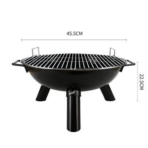 Brasero multifonctionnel, barbecue au charbon de <span class=keywords><strong>bois</strong></span>, foyer à <span class=keywords><strong>bois</strong></span> pour activités de plein air - Product Image 4