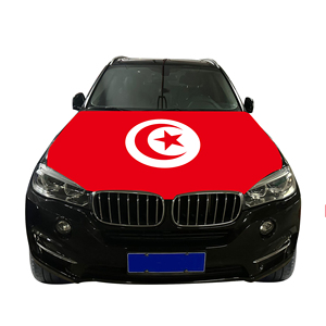 Tunisie voiture capot couverture drapeau voiture moteur couverture drapeau en gros personnalisé résistant à l'usure et Durable voiture moteur capot couverture - Product Image 4