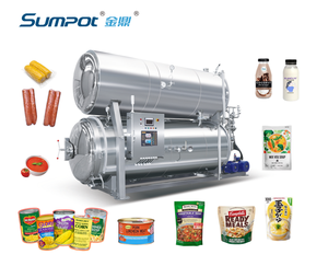 Sterilizzatore Industriale a Immersione in Acqua per Latte di Soia in Bottiglia e Bevande Lattiero-Casearie Aromatizzate - Product Image 1