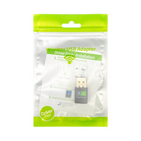 Controlador gratuito 650M Wi-Fi Dongle tarjeta adaptadora tarjeta de red inalámbrica portátil 650Mbps WiFi receptor transmisor para PC portátil