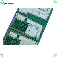 PCBSync Rogers RT/duroid 6006 1.5mm 1oz 3u" Or 8 couches PCB de communication aérospatiale