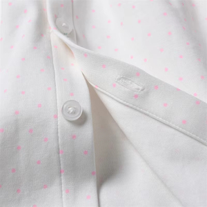 ชุดเดรสสีขาวปักลายยาวถึงเข่าสำหรับฤดูใบไม้ผลิและฤดูใบไม้ร่วง - Product Image 6