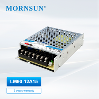 Alimentation à découpage monophasée AC-DC MORNSUN 90W, modèles LM90-12A15 et LM90-20Axx, module d'alimentation industriel à double sortie