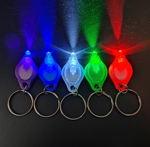 Tùy chỉnh 365 ~ 400nm wacelengngth và màu sắc Mini LED Blacklight troch vòng chìa khóa tia cực tím Đèn pin uv Keychain ánh sáng - Product Image 3