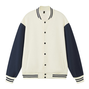 Venta caliente de alta calidad patrón de letras logotipo personalizado bordado <span class=keywords><strong>chaqueta</strong></span> de invierno hombres <span class=keywords><strong>chaqueta</strong></span> de béisbol personalizada para hombres - Product Image 3