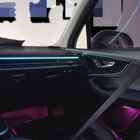 Kit d'éclairage d'ambiance dynamique pour l'intérieur de voiture ZX 64 couleurs, Audi Q7 2016-2021, 12V, commande par application, mise à niveau de la décoration