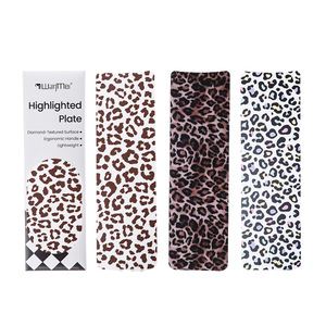 Tabla para mechas con estampado de leopardo, herramienta de peluquería de plástico, conveniente para la población en general - Product Image 3