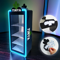Nouveaux produits : Présentoir de bureau en acrylique pour cigarettes et tabac avec porte verrouillable, cartes pop-up, vitrine en acrylique électronique