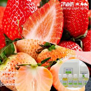 Arôme Émulsifié de Fraise, Arôme Alimentaire au Lactate de Fraise pour Boissons - Product Image 1