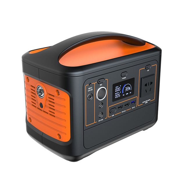Hot Sale 500Wh 220V 550W 153000mAh Portable Energy Storage Rechargeable Solar Generator Portable Power Station with Solar Panels