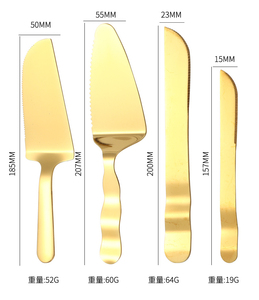 Factory-direct Stainless Steel Modern Minimalist Cake Spatula Mooncake <b>Knife</b> <b>Fork</b> Spoon Set - Product Image 5