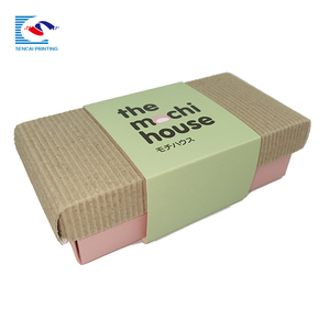 SENCAI ใหม่ออกแบบโลโก้ที่กำหนดเองน่ารักรีไซเคิล <span class=keywords><strong>mochi</strong></span> บรรจุภัณฑ์กระดาษกล่องแบ่ง - Product Image 2