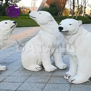 Escultura de Oso Polar Iluminada en 3D, Grande, Luz Blanca Cálida, Decoraciones Navideñas para Exteriores, Resistentes al Agua IP65, para Paisajes, Ramadán, Halloween - Product Image 5