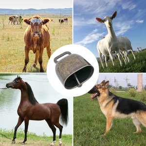 Campanelli per bestiame in bronzo, per cavalli, pecore e capre, in ferro ispessito, accessori portatili per l'allevamento - Product Image 1