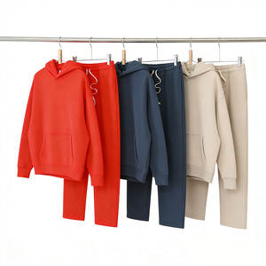 Conjunto de Sudadera con Capucha Premium de 12.3oz, 100% Algodón Transpirable, para Hombre, con Logotipo Personalizado, Chándal Oversize, Pantalones Deportivos, Estilo Urbano - Product Image 1