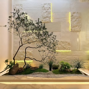 Panneau mural en pierre PU à <span class=keywords><strong>prix</strong></span> compétitif, grande dalle, écologique, durable, pour usage extérieur, hôtel, panneau décoratif 3D - Product Image 4