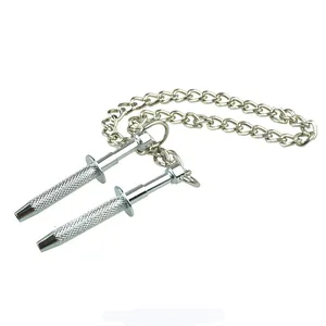 HM stimulateur sein femme hommes Bondage érotique papille BDSM acier inoxydable fil griffe <span class=keywords><strong>mamelon</strong></span> pinces - Product Image 2
