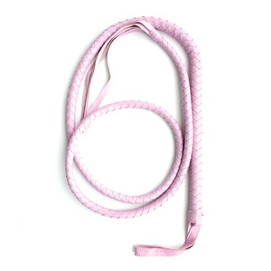 Darbe oynamak olgun siyah deri 190Cm klasik uzun pürüzsüz dayak BDSM Pony kırbaç - Product Image 6