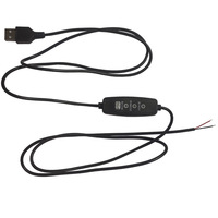 Accessoire AC 5V/12V, interrupteur de vibration à température contrôlée, câble de contrôle de vitesse du moteur USB et DC