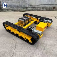 Mini châssis à chenilles personnalisé avec système de chenilles en caoutchouc Train hydraulique et capacité de télécommande complète