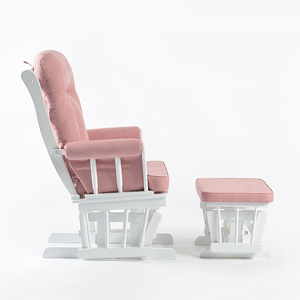 Contemporary Reclining Armchair Sturdy Durable Upholstered Fabric Lounge <b>Chair</b> Rocking <b>Recliner</b> Sofa <b>Footstool</b> for Living Room - Product Image 4