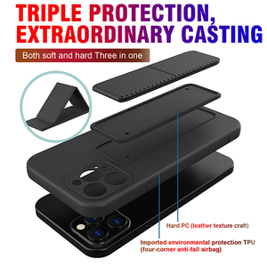 DIOUSI Nouveau modèle de <span class=keywords><strong>coque</strong></span> Tpu pour <span class=keywords><strong>iPhone</strong></span> 12 Couverture de téléphone pour <span class=keywords><strong>iPhone</strong></span> <span class=keywords><strong>11</strong></span> <span class=keywords><strong>Pro</strong></span> Max avec support en <span class=keywords><strong>cuir</strong></span> - Product Image 5