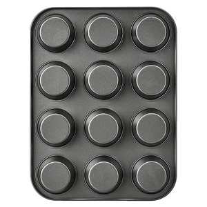 Conjunto de panelas personalizadas do chef bpa, conjunto de 6 copos com 12 copos de aço carbono assadeira de silicone para cozinhar em casa - Product Image 1