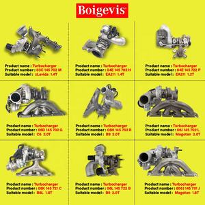 Turbocompresseur 06K, 145, 721C, pièces de voiture, kit de turbocompresseur pour <span class=keywords><strong>Audi</strong></span> B9, Q5, C7, vente directe depuis la société - Product Image 2