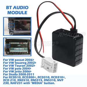 Módulo Bluetooth 5.0 Inalámbrico para Auto de 5-12V, Adaptador de Cable AUX para Unidad Principal de CD VW RCD510 300+ 310 310+ - Product Image 1
