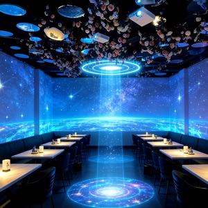 Système de projection immersif commercial pour restaurants, hôtels, salles de banquet, événements et salles d'expérience thématique - Product Image 1