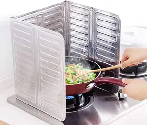 Placa de fogão de cozinha, folha de alumínio lavável antiaderente e protetor de isolamento térmico para cozinhar