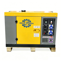 Heimgebrauch 10kVA 12kVA 15kVA Kleine Leise Dieselgeneratoren Luftgekühlt mit Elektrostart Stabile Spannung Notstromversorgung