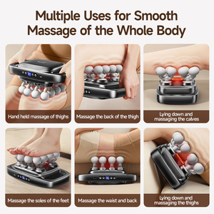 Pistola de Massagem Multifuncional de 16 Cabeças para Massagem Profunda, Portátil, com Vibração de Alta Frequência para Relaxamento Muscular - Product Image 5