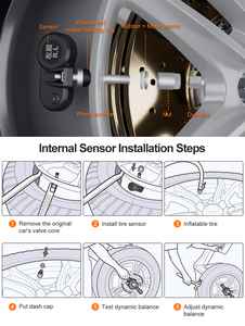 <span class=keywords><strong>4</strong></span>轮适合太阳能无线轮胎压力检测器汽车轮胎压力<span class=keywords><strong>Tpms</strong></span>内置检测器<span class=keywords><strong>Tpms</strong></span>传感器通用 - Product Image 6