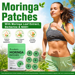 Acentiallabs 30 patchs végétaliens au Moringa avec extrait de feuille de Moringa, Berbérine et NAD+ pour favoriser le métabolisme et contrôler l'appétit - Product Image 6