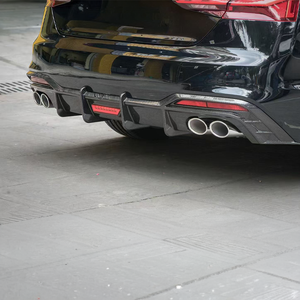 Nouveau diffuseur de pare-chocs avant en fibre de carbone de style sport avec protection des feux antibrouillard pour Audi A5 B9.5 Sline 2020-2024 - Product Image 2