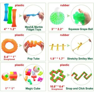 Scientoy <b>Fidget</b> Toy Set 35 Pcs Sensory Toys For Stress Relief Anxiety Autism Children Adults Unisex Plastic Age 5 7 Years - Product Image 4