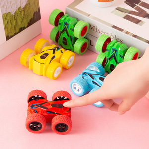 Childrens 4Wd Inertia Car Double Sided Flip Off Road Vehicle Simulation Stunt Model Drop Resistant <b>Toy</b> For <b>Boys</b> <b>Age</b> <b>5</b> 7 Years - Product Image 2