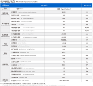 台阳CK-46D高速重型数控帮车床-带伺服电机的12工位自动多功能转塔 - Product Image 3