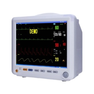Moniteur patient multiparamètres portable, ECG, fréquence cardiaque, signes vitaux, batterie intégrée, certifié CE, modèle d'exportation - Product Image 2