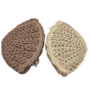 Sac bandoulière portable pour femme, style nouveau et tendance, polyvalent, en paille ajourée en forme d'éventail, idéal pour l'été, la plage et les vacances, par HKZB - Product Image 4