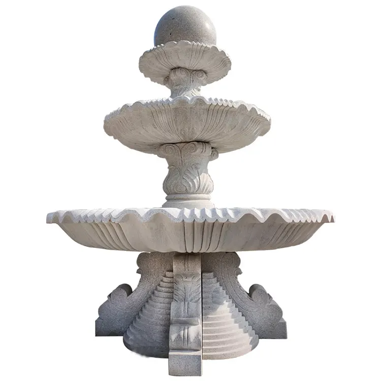 Good Price Customized Modern Marble Fountains Outdoor Decorative Granite Inside Water Fountains