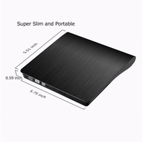 USB 3.0 External DVD-RW CD-RW Burner Recorder Optical Drive Rewritable Drive CD DVD ROM Combo Writer for MacBook Pro PC Win 7 8