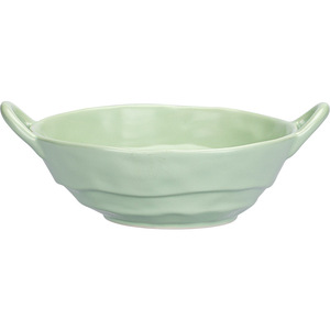 Tazón irregular martillado con doble asa, ideal para uso doméstico, dormitorios, fideos instantáneos, fideos de arroz, mezclar fideos. - Product Image 5