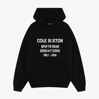 Offre Spéciale Top Qualité 100% Coton À Capuche Heavyweight Imprimer Streetwear Hommes Vêtements Cole Buxton Manches Longues À Capuche pour Hommes