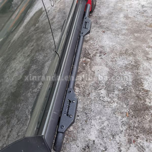 Barres latérales pour Suzuki Jimny 5 portes JC74, marchepieds en acier tout-terrain 4x4 et marchepieds latéraux, garde-corps et rails noirs - Product Image 2