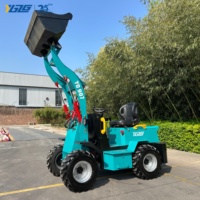 YGZG CE China Brandneuer E-Power Frontlader Teleskop-Baumaschine 600kg Allradantrieb Teleskoplader